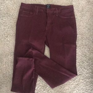 ❤️ JUST BLACK MAROON JEGGINGS ❤️